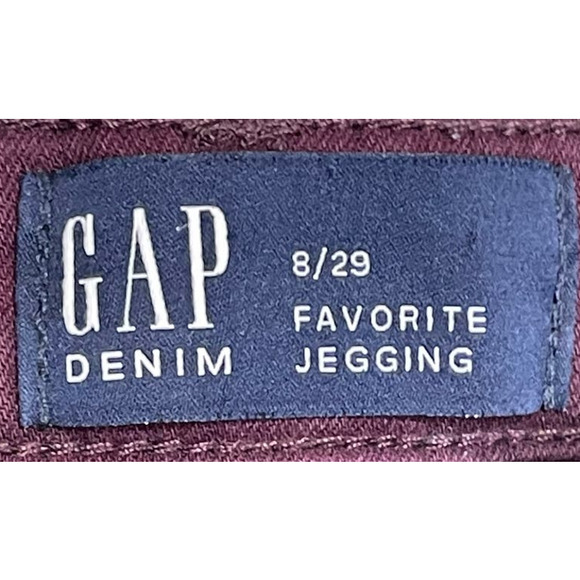 Gap Women's Favorite Jegging Mom‎ Jeans Mid-Rise Stretch Cotton Purple Size 8/29 - Picture 3 of 10